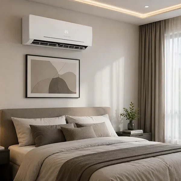 کولر ۲۴ هزار کارونیل در اتاق خواب